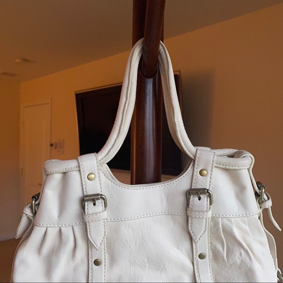 Cynthia Rowley Cream Leather Handbag - Picture 5 of 10